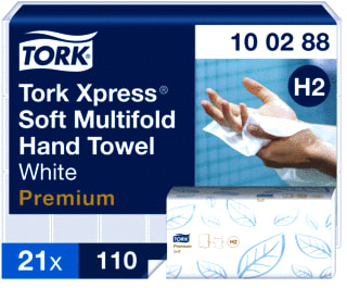 Tork - H2 Premium Papieren doek/rol Pap.Handd 100288 Ds2310