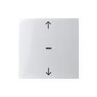 Hager Berker - S.1/B.3/B.7 Bed.element / centr.pl. schakelmat. bedelem 1v knp pyl sb wt