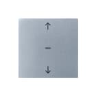 Hager Berker - S.1/B.3/B.7 Bed.element / centr.pl. schakelmat. bedelem 1v knp pyl sb alu