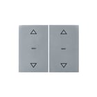 Hager Berker - K.1 Bed.element / centr.pl. schakelmat. bedelem 2v knp pyl k alu