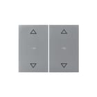 Hager Berker - K.1 Bed.element / centr.pl. schakelmat. bedelem 2v knp pyl k rvs