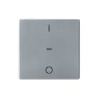 Hager Berker - Q.1/Q.3/Q.7 Bed.element / centr.pl. schakelmat. bedelem 1v knp i/o q alu