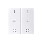 Hager Berker - Q.1/Q.3/Q.7 Bed.element / centr.pl. schakelmat. 2V Knp I/O Q Wt