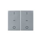 Hager Berker - K.1 Bed.element / centr.pl. schakelmat. bedelem 2v knp i/o k alu