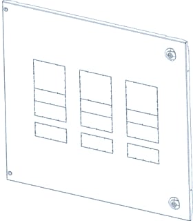 Legrand - LEXIC Frontplaat voor kast/lessenaar frpl dpx630 ala verticaal