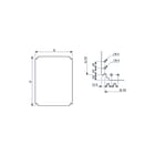 Schneider Electric Sarel - Montageplaat voor kast/lessenaar montpl polyester 700x500