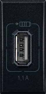 Bticino - Axolute USB-voeding Legr Axo Usb-Lad 1,1A 1M Antr
