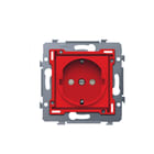 Niko - Wandcontactdoos (WCD schakelmat.) Wcd Ra Gelakt Rood