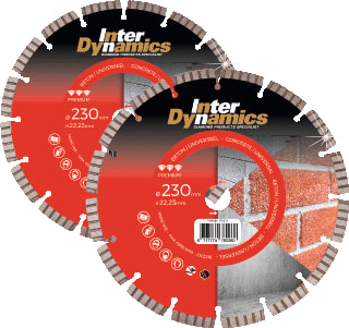InterDynamics - Slijpschijf Diamantzg Duopack 230