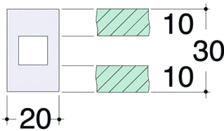 ABB - APO Verbindingselement profielrail Kontaktbl Rail-Rail (10)