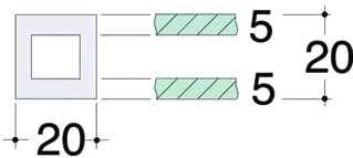 ABB - APO Verbindingselement profielrail Kontaktbl Rail-Rail (10)