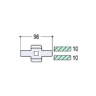 ABB - APO Verbindingselement profielrail Kontaktbl Rail-Kabel (10)
