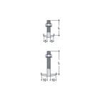 ABB - APO Verbindingselement profielrail Haakbout Cu 10 L=80