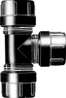 Simplast - Fitting met 3 aansluitingen Simplast T-Stuk 25X25X25Mm