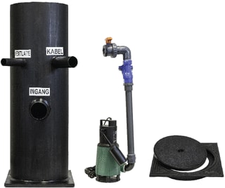 DAB - Pompput PE 412 Waterpompunit (vuilwater/regen) 60186849