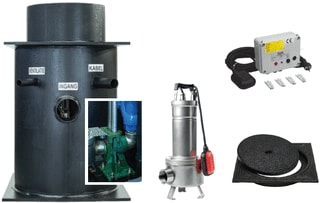 DAB - Pompput PE 612 Waterpompunit (vuilwater/regen) 60186850