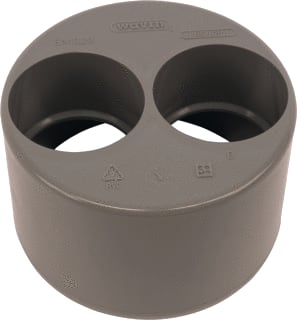 Wavin - Wadal Fitting met 3 aansluitingen Wadl Inztverloop Exc 110X2X50L