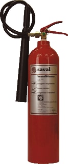 Saval - AK Brandblusser Co2 Blusser 5Kg+Ophngbeug