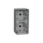 Schneider Electric Merten - Mureva Opbouwbak inbouwschakelmateriaal styl box opb 2v ver