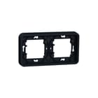 Schneider Electric Merten - Afdekraam schakelmateriaal Mureva Styl 2V Inb Hor Gr