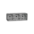 Schneider Electric Merten - Mureva Opbouwbak inbouwschakelmateriaal Styl Box Opb 3V Hor