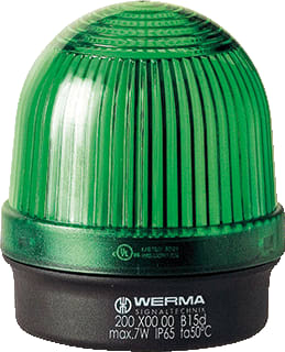 Werma - Mini 200 Continu licht Perm Bm 12-230Vac/Dc Gn