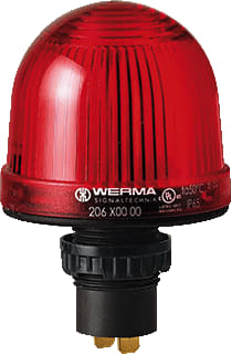 Werma - Mini 206 Continu licht Perm Em 12-48Vac/Dc Rd