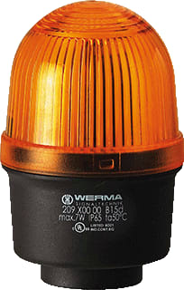 Werma - Mini 209 Continu licht perm rm 12-230vac/dc gl