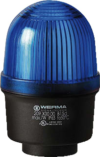 Werma - Mini 209 Continu licht perm rm 12-230vac/dc bl