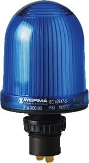 Werma - Mini 216 Continu licht perm em 12-48vac/dc bl