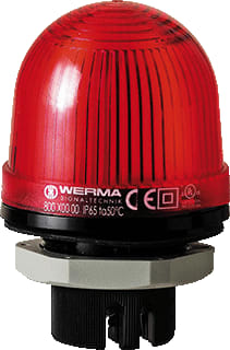 Werma - Mini 801 Continu licht Cont. Led Em 230Vac Rd