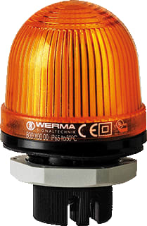 Werma - Mini 801 Continu licht Led Em 24Vac/Dc Ye