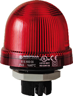 Werma - Mini 816 Continu licht led em 115vac rd