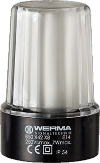 Werma - Continu licht lamp bm 12-240vac/dc cl