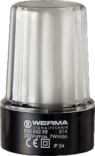 Werma - Continu licht lamp bm 12-240vac/dc cl