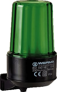 Werma - Continu licht lamp wm 12-240vac/dc gn