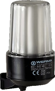 Werma - Continu licht lamp wm 12-240vac/dc cl