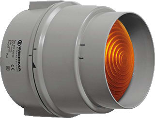 Werma - Traffic Light 890 Continu licht Cont. Led 24Vdc Ye