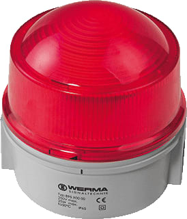 Werma - Traffic Light 897 Flitslicht dub. blitslicht 24vdc rd