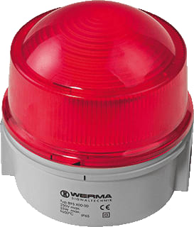 Werma - Traffic Light 897 Flitslicht Dub. Blitslicht 230Vac Rd