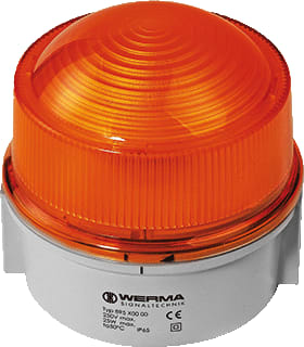 Werma - Traffic Light 897 Flitslicht dub. blitslicht 24vdc ye