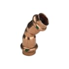 Viega - Profipress 2426 Fitting met 2 aansluitingen Prfi Bocht Koper 45Gr 28Mm
