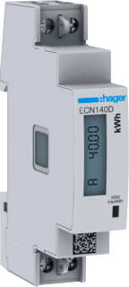 Hager - Elektriciteitsmeter Kwh Meter 1F 40A 1Mod