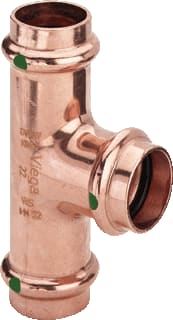 Viega - Profipress 2418 Fitting met 3 aansluitingen Prfi T-Stuk Koper 15Mm