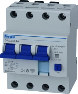 Doepke - Aardlekautomaat A C32/30Ma/3P+N