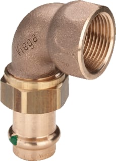 Viega - Sanpress 2255 Fitting met 2 aansluitingen Prfi Kniekopp 12X1/2"Bin