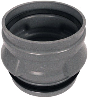 Wavin - Fitting met 2 aansluitingen Pvc Indrukmof+Strnd 200