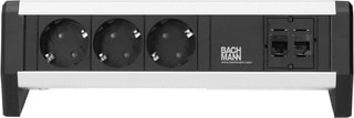 Bachmann - Desk 1 3xWCD Bureau aansluitunit ocs desk-1 | 3x230v + 2xcat6