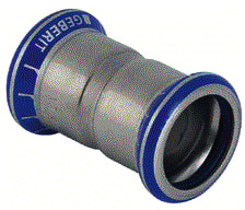 Geberit - Mapress RVS FKM Fitting met 2 aansluitingen Fitting 50062