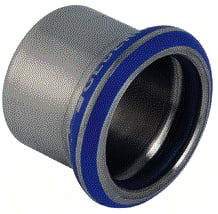 Geberit - Mapress RVS FKM Fitting met 1 aansluiting Mapr Rvsfkm Blw Eindkp 22